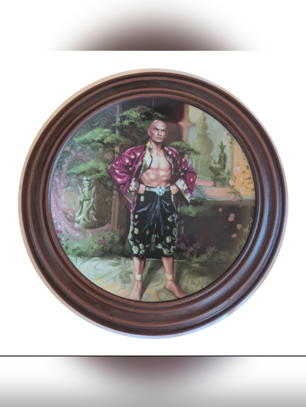 Yuk Brynner In The King And I - A Puzzlement - Collector Plate